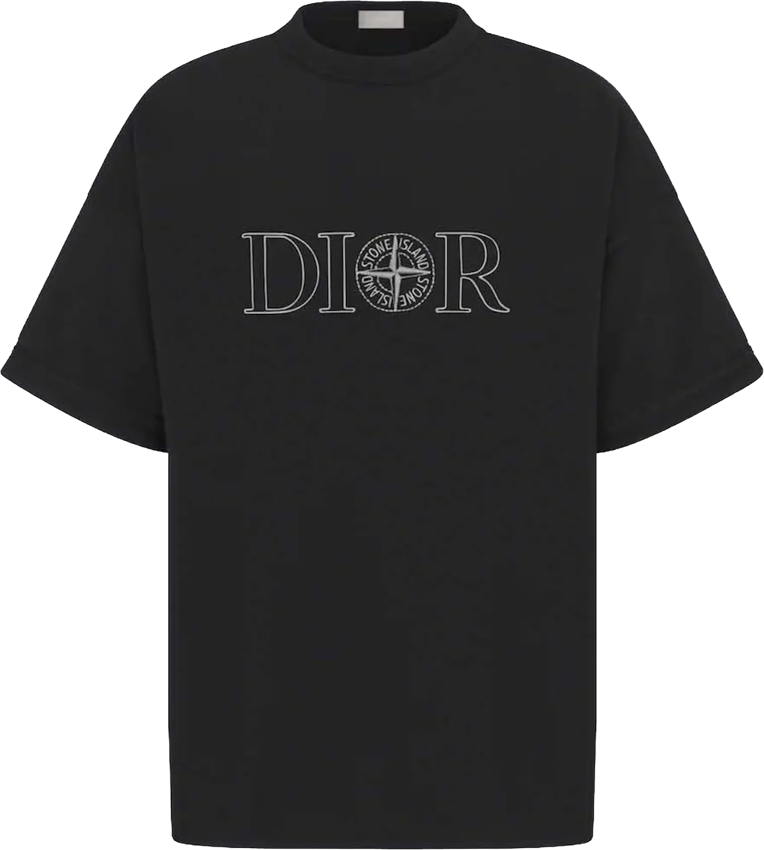 Dior x Stone Island Oversized Fit T-Shirt Black (XL)